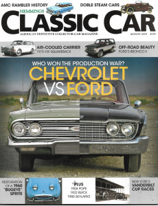 HEMMINGS CLASSIC CAR 2019 AUG - AMC RAMBLERS, DOBLE STEAM CARS, BRONCO II